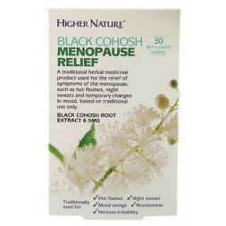 Higher Nature - Cohosh Menopausa Relief - 30 compresse