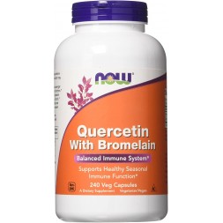 Quercetin with Bromelain - 240 vcaps