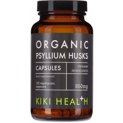 Kiki Health - Organic Psyllium Husks 120 VegCaps 850mg
