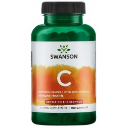 Swanson - Vitamine C tamponnée avec bioflavonoïdes - 100 gélules