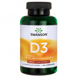 Vitamin D-3 High Potency 1000 IU - Swanson